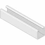 41mm x 41mm x 3m Plain Channel 2.5mm Pre Galv to BS6946 1988 304003 - Each