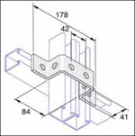 SS U & Z Fitting Brackets