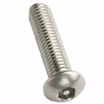 M4 x 12mm Button Head Pin Hex Security Machine Screw A2 Stainless Steel 272371 - Box 100