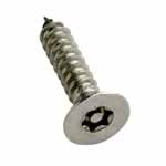 6 x   1/2 CSK Resitorx Self Tapping Security Screw A2 Stainless Steel 272401 - Box 100