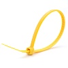 300mm x 4.8mm Yellow Nylon Cable Tie 323154 - Pack 100